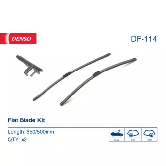 Kit balais d'essuie-glace DENSO DF-114