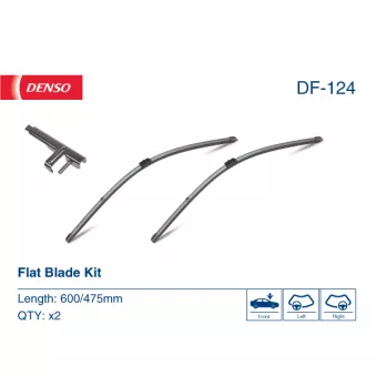 Kit balais d'essuie-glace DENSO DF-124