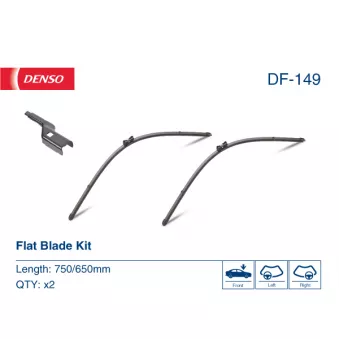 Kit balais d'essuie-glace DENSO DF-149