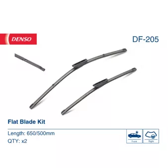 Kit balais d'essuie-glace DENSO DF-205