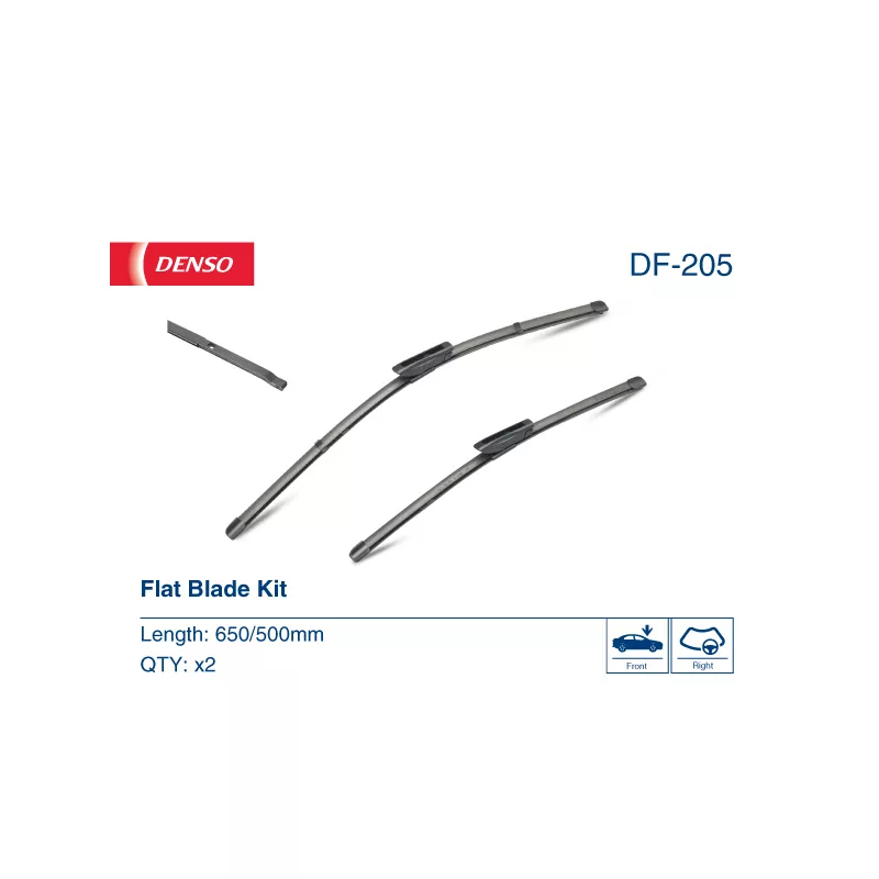 Kit balais d'essuie-glace DENSO DF-205