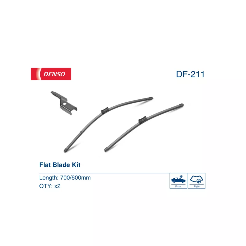 Kit balais d'essuie-glace DENSO DF-211
