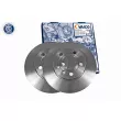 Jeu de 2 disques de frein avant VAICO V10-40022 - Visuel 2