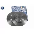 Jeu de 2 disques de frein arrière VAICO V10-40067 - Visuel 2