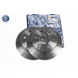 Jeu de 2 disques de frein arrière VAICO V10-40081 - Visuel 2