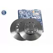 Jeu de 2 disques de frein arrière VAICO V10-40082 - Visuel 2