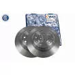 Jeu de 2 disques de frein arrière VAICO V10-80006 - Visuel 2