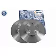 Jeu de 2 disques de frein avant VAICO V10-80075 - Visuel 2