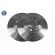 Jeu de 2 disques de frein arrière VAICO V24-40004 - Visuel 1