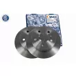 Jeu de 2 disques de frein arrière VAICO V30-80063 - Visuel 2