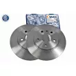 Jeu de 2 disques de frein avant VAICO V40-80007 - Visuel 2
