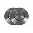 Jeu de 2 disques de frein avant VAICO V70-80010 - Visuel 1