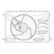 Ventilateur, refroidissement du moteur VEMO V25-01-1563 - Visuel 1