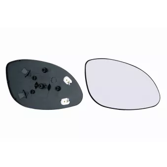 Verre de rétroviseur, rétroviseur extérieur VEMO V40-69-0025