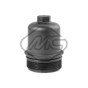 Couvercle du carter, filtre hydraulique (boîte automatique) Metalcaucho 38848