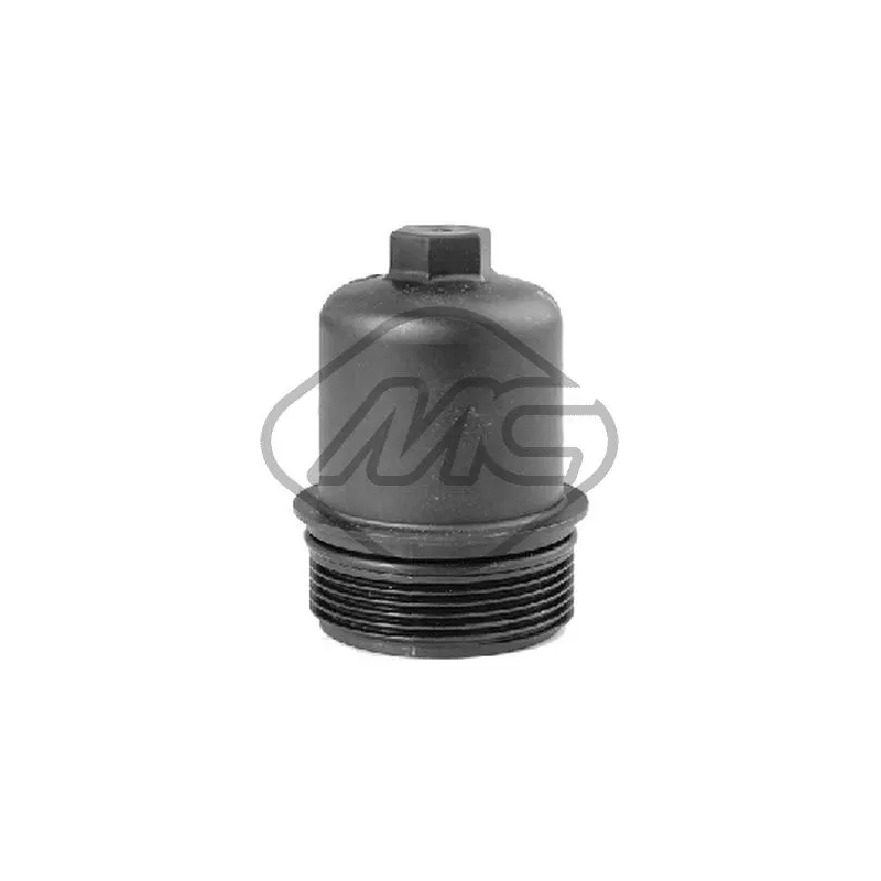 Couvercle du carter, filtre hydraulique (boîte automatique) Metalcaucho 38848