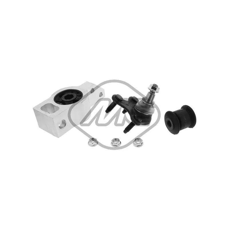 Kit de réparation, bras triangulaire avant gauche Metalcaucho 53727