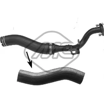 Durite de radiateur Metalcaucho 79352