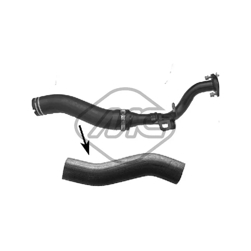 Durite de radiateur Metalcaucho 79352
