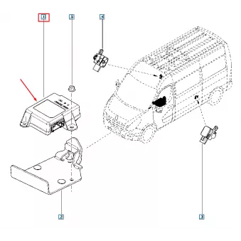 Calculateur OE 8201448824