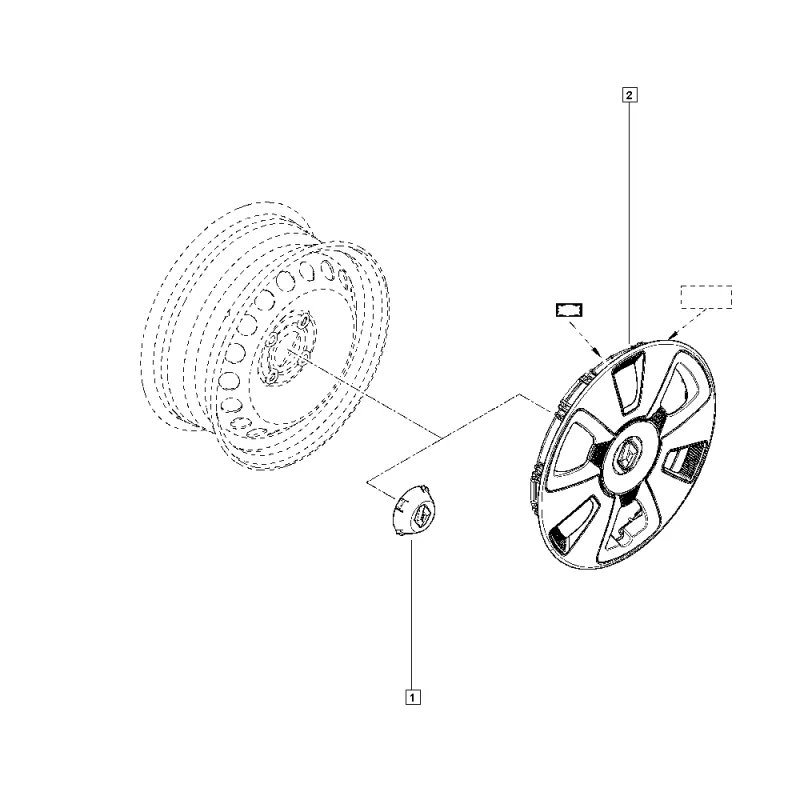 Enjoliveur de roue OE 403152924R