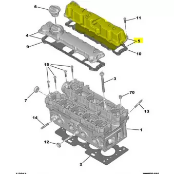 Couvercle de culasse OE 0248L3