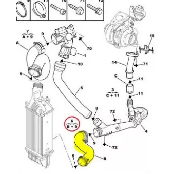 Gaine de suralimentation OE 0382GS