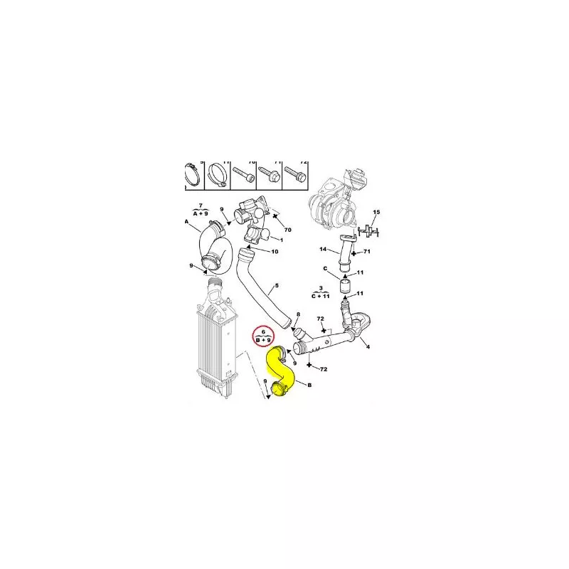 Gaine de suralimentation OE 0382GS