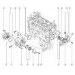 Joint, Bride de liquide de refroidissement OE 110620001R - Visuel 2