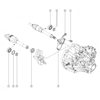 Roulement de roue OE 402107900R