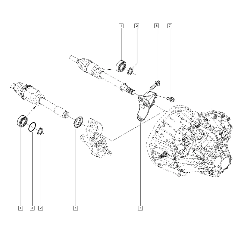 Roulement de roue OE 402107900R