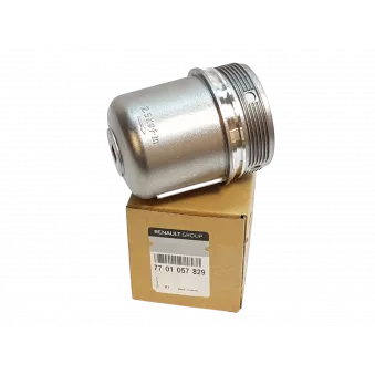 Couvercle, boîtier du filtre à huile OE 7701057829