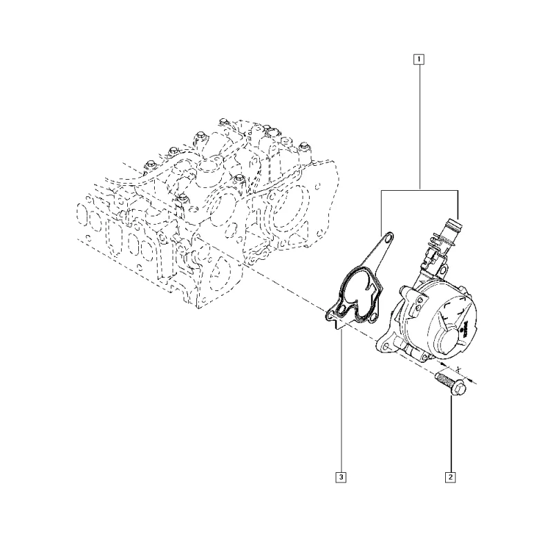 Kit de réparation OE 7701062206