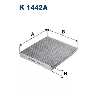 Filtre, air de l'habitacle FILTRON K 1442A