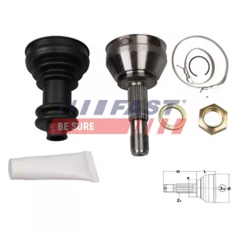 Embout de cardan avant (kit de réparation) FAST FT25001K