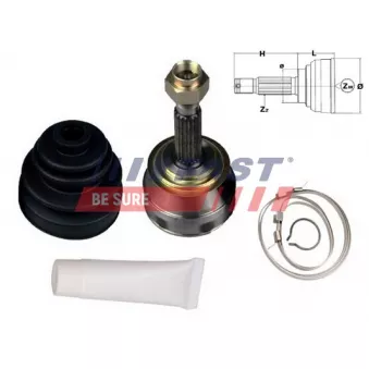 Embout de cardan avant (kit de réparation) FAST FT25002K