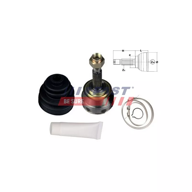 Embout de cardan avant (kit de réparation) FAST FT25002K