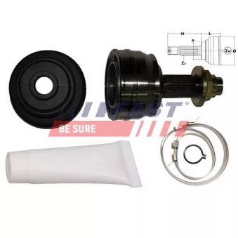 Embout de cardan avant (kit de réparation) FAST FT25004K