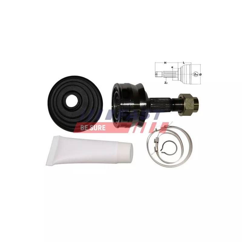Embout de cardan avant (kit de réparation) FAST FT25005K