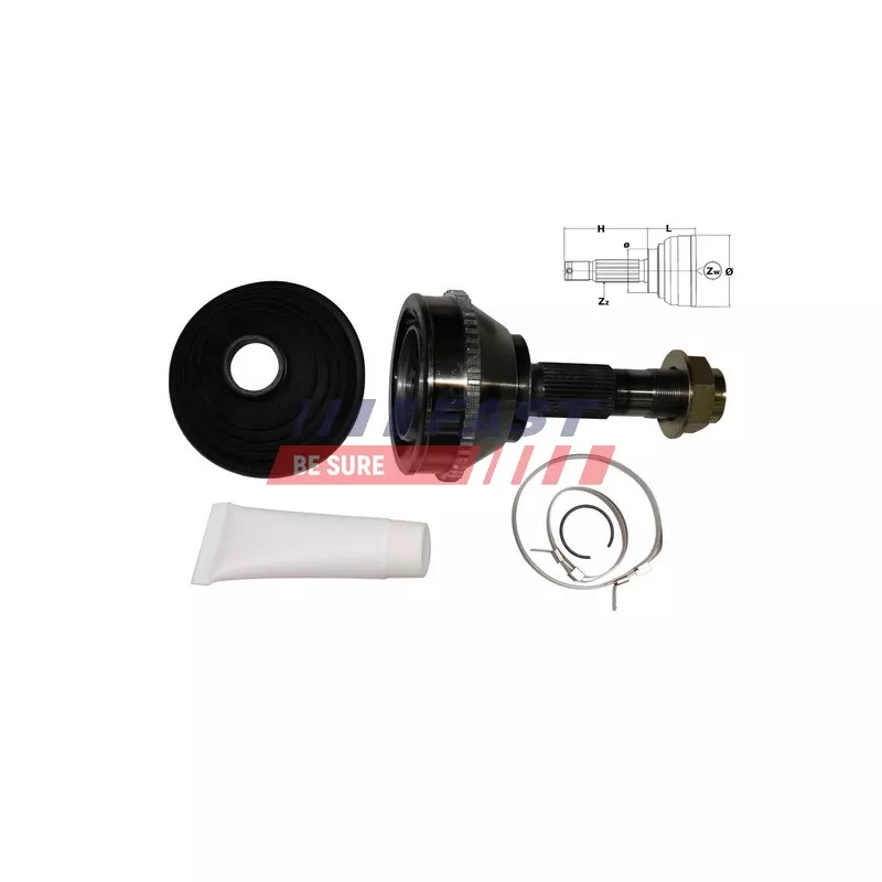 Embout de cardan avant (kit de réparation) FAST FT25026K