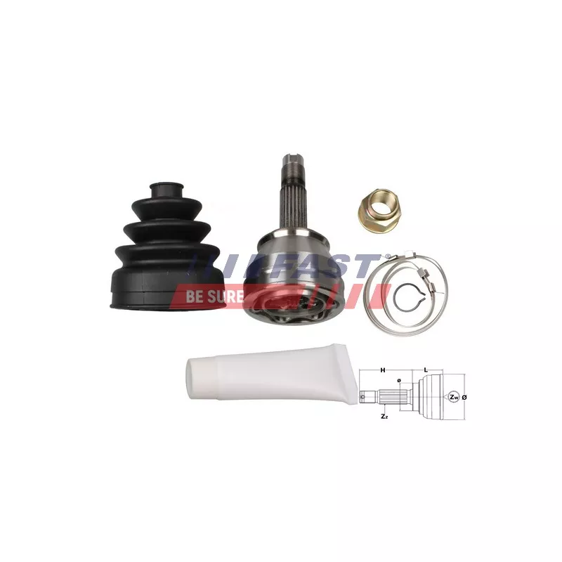 Embout de cardan avant (kit de réparation) FAST FT25032K