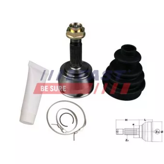 Embout de cardan avant (kit de réparation) FAST FT25065K
