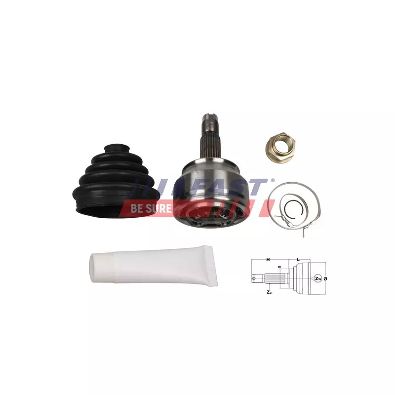 Embout de cardan avant (kit de réparation) FAST FT25083K