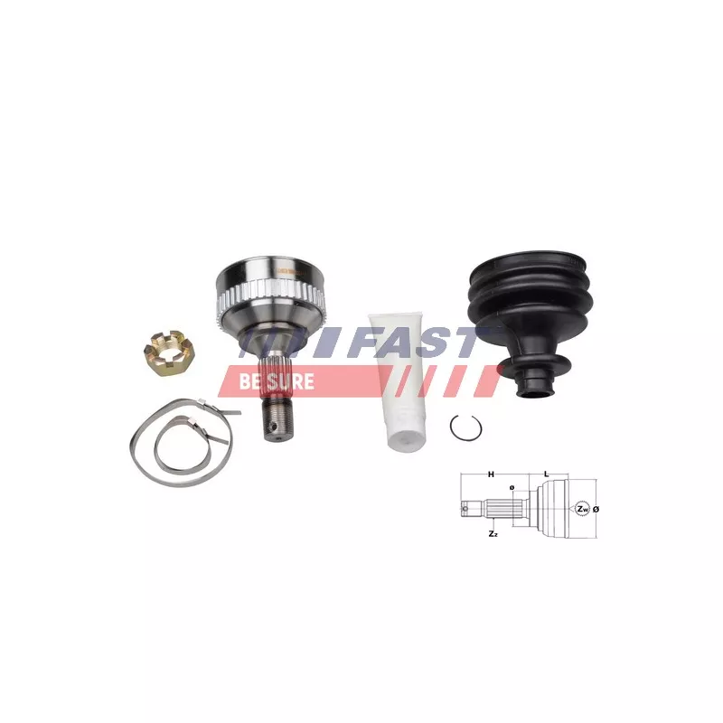 Embout de cardan avant (kit de réparation) FAST FT25088K
