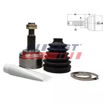 Embout de cardan avant (kit de réparation) FAST FT25093K