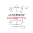Jeu de 4 plaquettes de frein avant FAST FT29007HD - Visuel 1