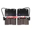 Jeu de 4 plaquettes de frein avant FAST FT29009 - Visuel 2