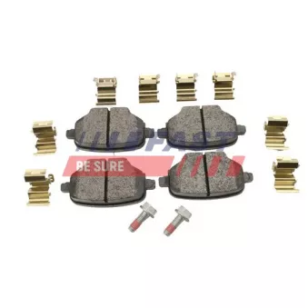 Jeu de 4 plaquettes de frein arrière FAST FT29024