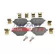 Jeu de 4 plaquettes de frein arrière FAST FT29024 - Visuel 2