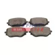 Jeu de 4 plaquettes de frein avant FAST FT29025 - Visuel 1